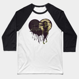 Zombie Love Baseball T-Shirt